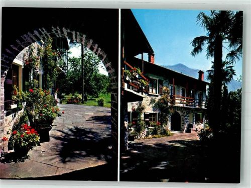 6616 Losone Foto AK Gasthaus Pension Bruderhof Emmaus