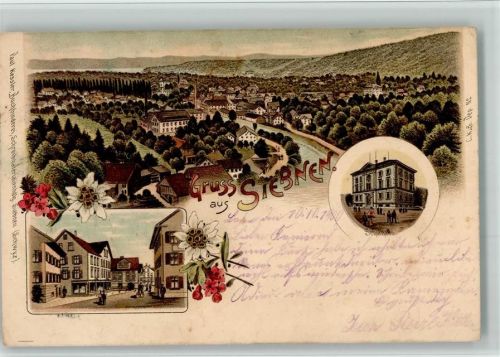 8854 Siebnen 1900 BOAKC Lithographie