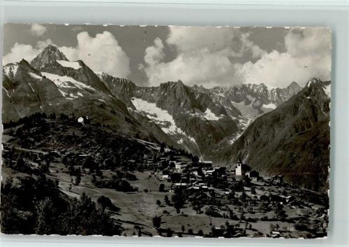 3934 Zeneggen - Zeneggen mit Bletschhorn Stockhorn Gredetschhörnli