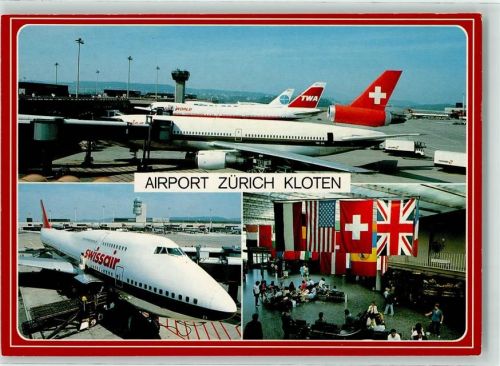 8000 Zürich 1989 - Flughafen Stempel 75 Jahre Fliegertruppen Automobil Postbüro