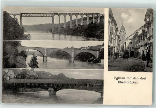 8193 Eglisau Gebrauchsspuren Rheinbrücken
