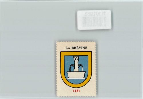 2406 La Brévine - Vignette Wappen Kaffee Hag ca 1920-1940