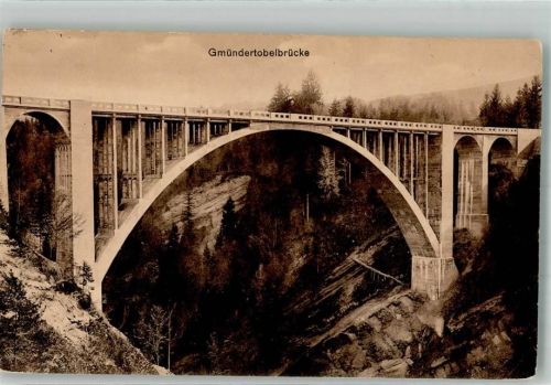 9063 Stein AR Foto AK Gmündertobelbrücke