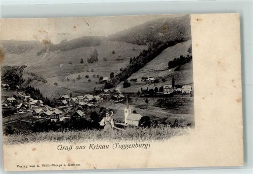 9622 Krinau 1911 Gebrauchsspuren