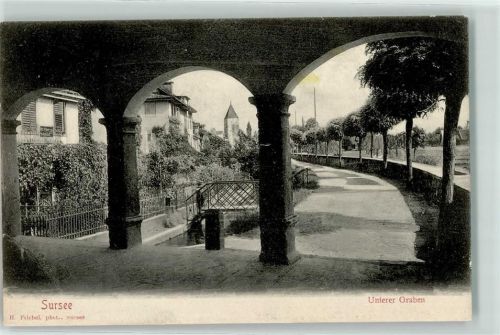 6210 Sursee 1906 - Unterer Graben