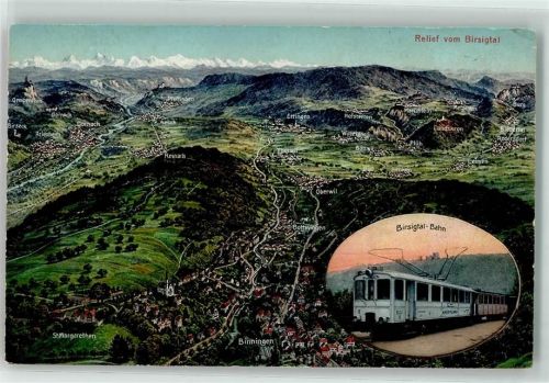 4103 Bottmingen - Birsigtal-Bahn Vogelschau