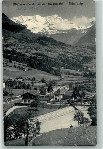 3711 Mülenen Foto AK Blümlisalp