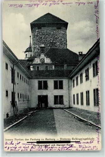 4663 Aarburg 1907 - Festung Hinteres Gefängnisgebäude