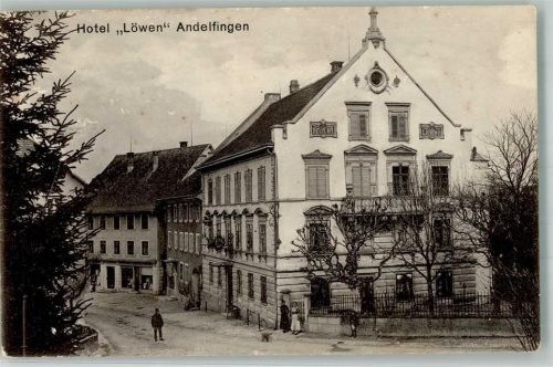 8450 Andelfingen 1939 Foto AK Hotel Löwen