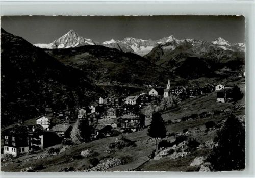 3925 Grächen - Wallis Bietschhorn und Berner Alpen