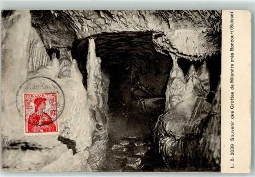 2926 Boncourt 1912 - Les Grottes de Milandre