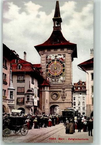 3000 Bern Berne - Zeitglockenturm Straßenbahn
