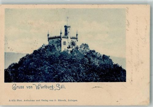 Säli 1900 Foto AK Schloss Wartburg