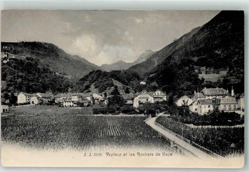 1820 Veytaux Gebrauchsspuren les Rochers de Naye