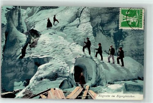 3823 Eigergletscher 1910 - Gletscherbesteigung