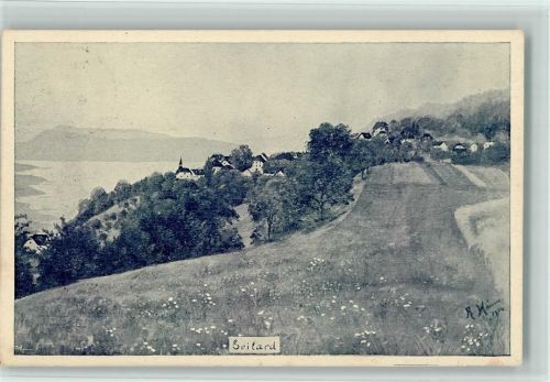 2533 Leubringen Evilard Künstlerkarte sign Rosalie Hänni