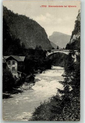 3752 Wimmis 1914 - Simmenbrücke