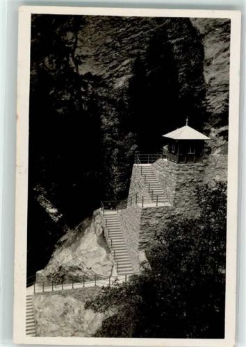 Viamala - Abstieg zur Viamala-Galerie Hüttenstempel