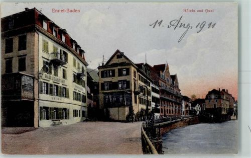 5408 Ennetbaden - Hotels und Quai