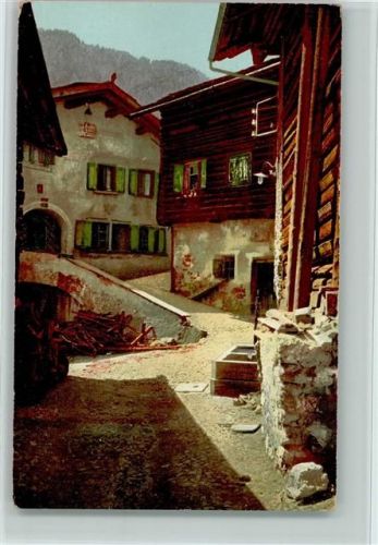 7477 Filisur 1911 - alte Häuser