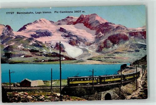 Berninabahn Gebrauchsspuren Lago bianco Piz Cambrena