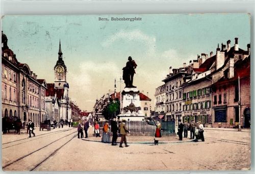 3000 Bern Berne 1914 - Bubenbergplatz Denkmal
