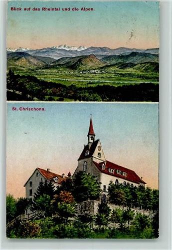 St Chrischona 1925 - AK
