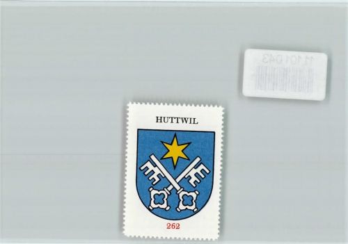 4950 Huttwil - Vignette Wappen Kaffee Hag ca 1920-1940 Huttwil