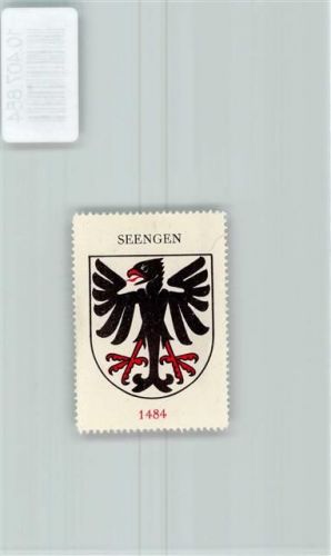 5707 Seengen - Vignette Wappen Kaffee Hag 1920-1940 Adler