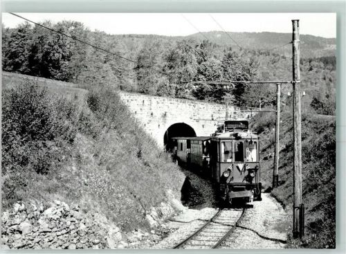 1269 Bassins - Repro Train special a la sortie du tunnel de Bassins