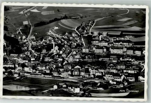 2710 Tavannes Foto AK Fliegeraufnahme Feldpost Cp. Cond.Landsturm 6