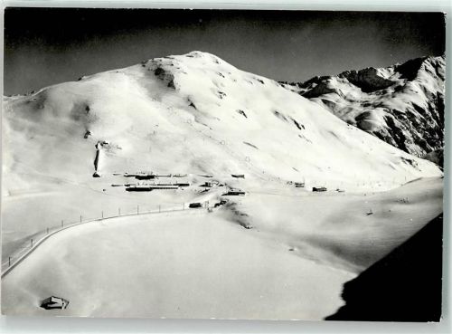 Oberalp - Winter Pass Skilift Calmot Feldpost