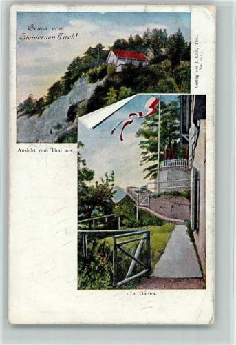 9425 Thal - 1910 Steinerner Tisch Garten