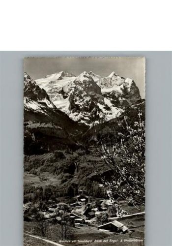 6085 Hasliberg Goldern - Blick auf Engel- und Wetterhörner AKU1