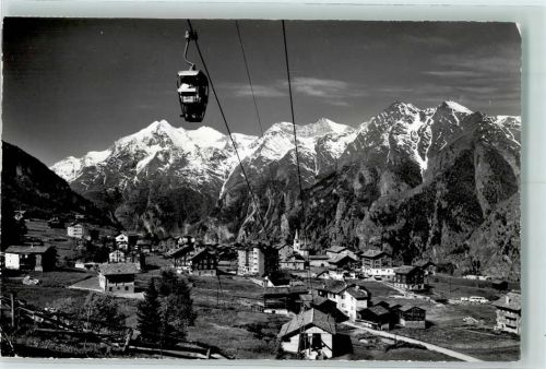3925 Grächen - Sesselbahn Grächen - Hannigalp Weisshorn Bishorn Barrhorn