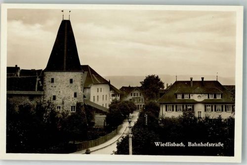 4537 Wiedlisbach Foto AK Bahnhofstrasse