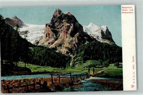 3860 Rosenlaui - Well und Wetterhorn