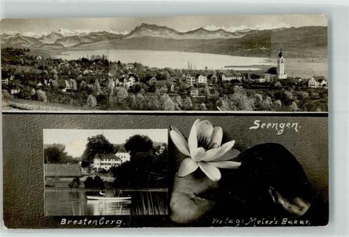 5707 Seengen Gebrauchsspuren Foto AK