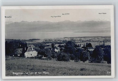 1268 Begnins - Begnins Le Lac Et Les Alpes Waadt
