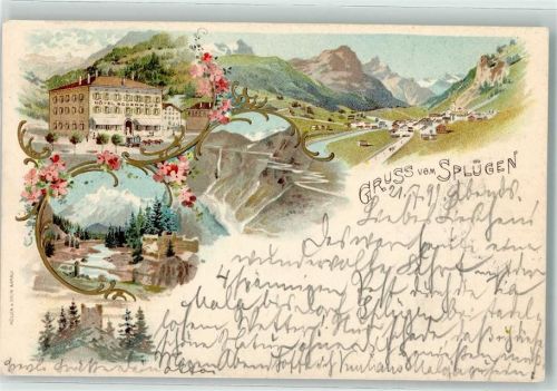 7435 Splügen 1899 - Hotel Bodenhaus