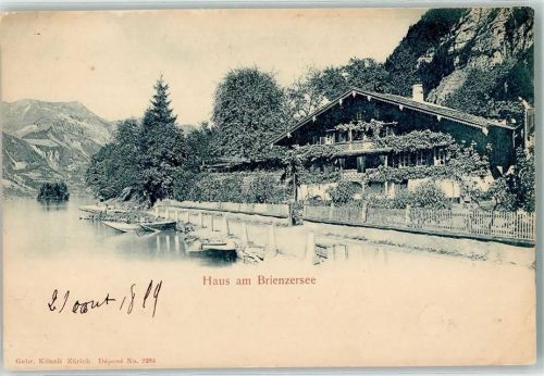 3807 Iseltwald 1899 - Haus am See