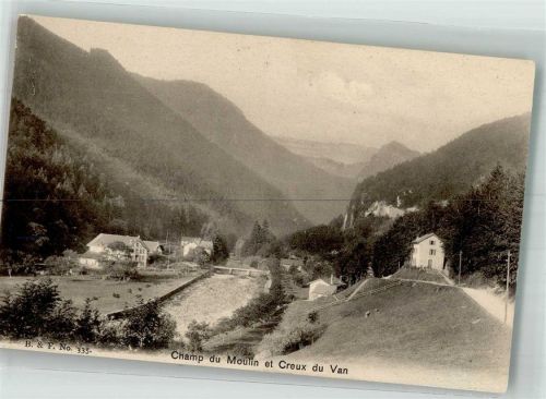 2149 Champ-du-Moulin Foto AK Creux du Van