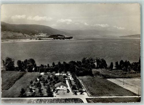 3235 Erlach - Campingplatz Vinelz - Erlach am Bodensee mit Petersinsel
