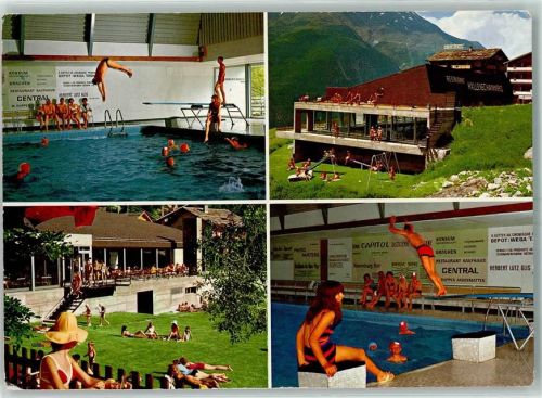 3925 Grächen - Hallenschwimmbad Hotel Bellevue Restaurant Walliser Spycher