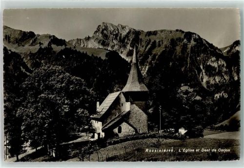 1658 Rossinière - Kirche Dent do Corjon