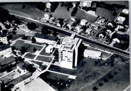 8730 Uznach - Fliegeraufnahme, Kantonales Krankenaus