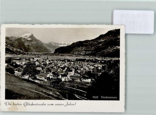 8867 Niederurnen FOTO KEINE AK Foto 10cm x 7cm Neujahrswunsch