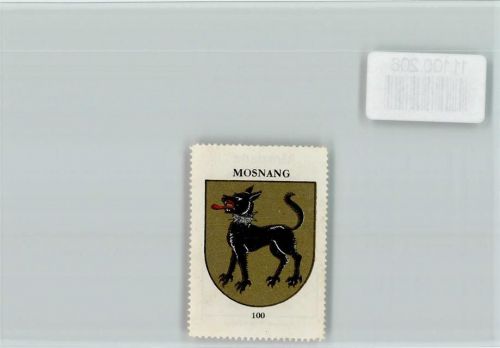 9607 Mosnang - Vignette Wappen Kaffee Hag ca 1920-1940