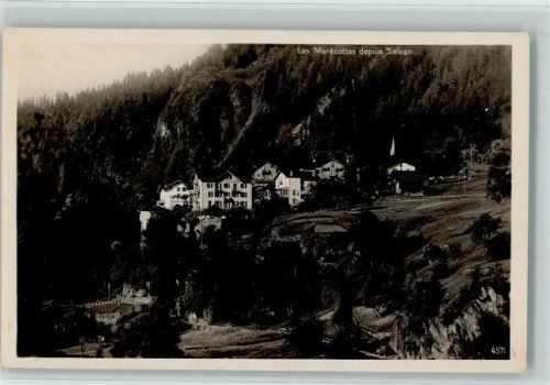 1923 Les Marécottes - depuis Salvan