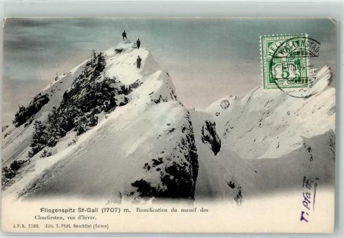 Churfirsten - Fliegenspitz Bergwanderer